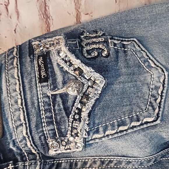 Miss me cropped jeans sz 24 - Picture 2 of 4